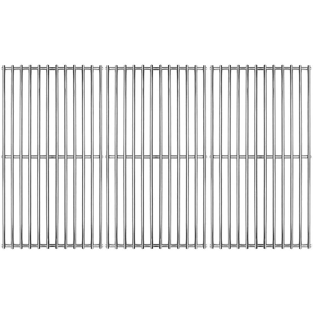Heavy Duty Stainless Steel Grill Grates Replacement Kit, Set of 3