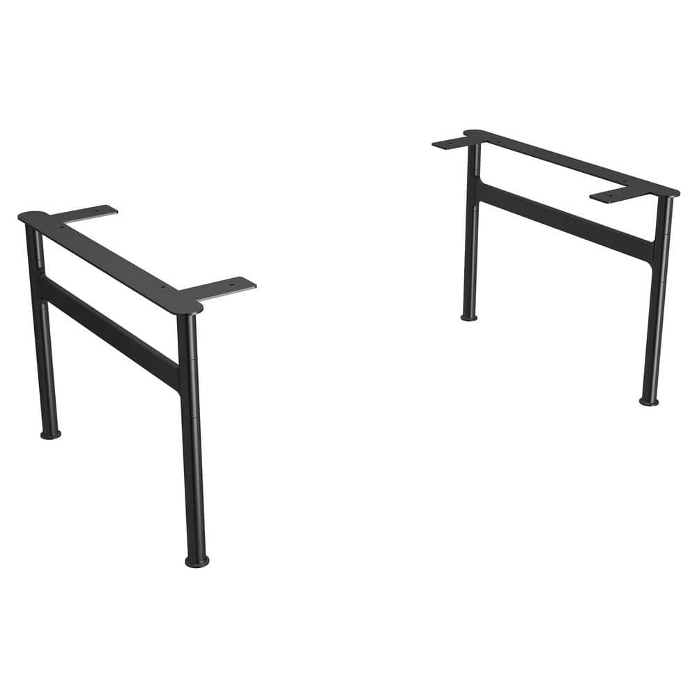 Matte Black Metal Vanity Leg Set for Studio S Vanities