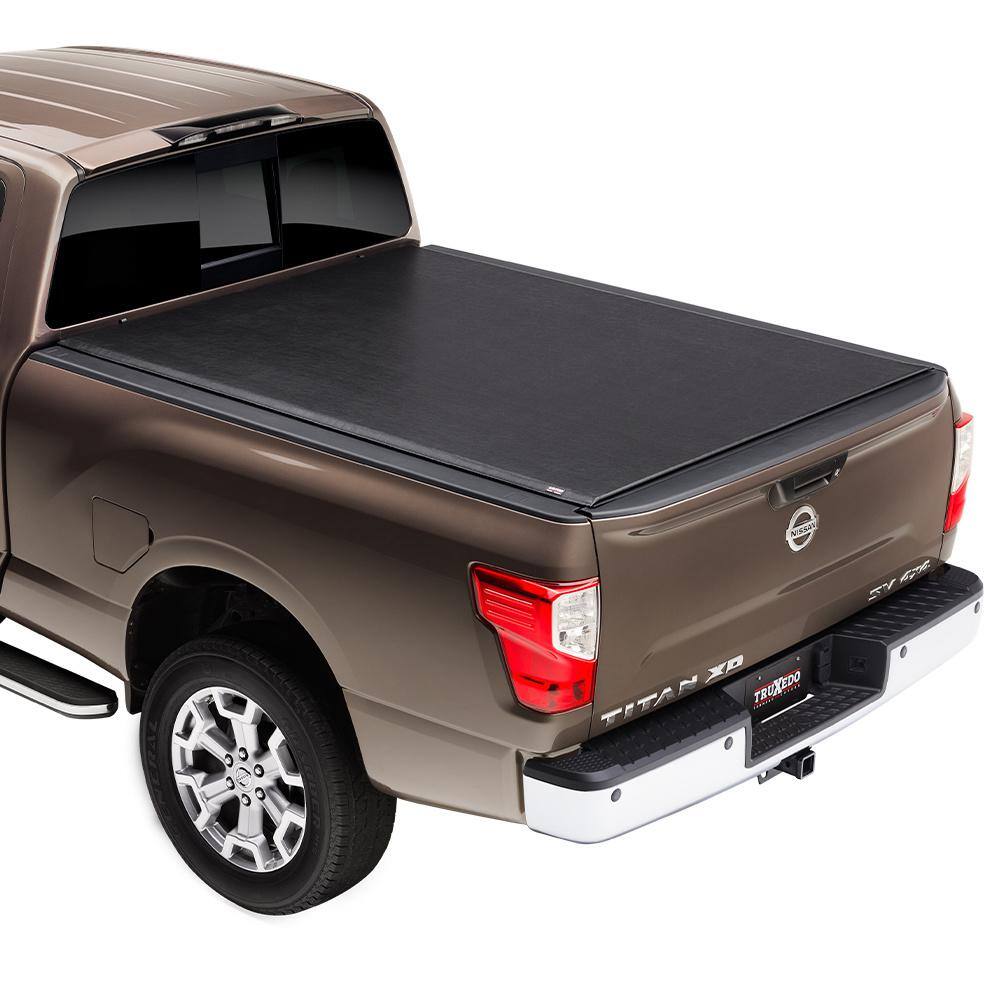 Truxedo Lo Pro 16 19 Nissan Titan 8 Ft 2 In Bed Tonneau Cover With Or Without Utili Track System 509001 The Home Depot