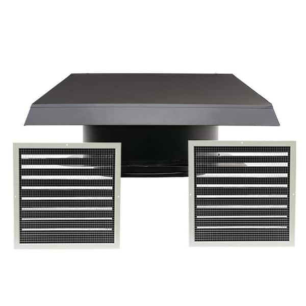 QuietCool 3543 CFM Roof Mount Whole House Fan for Flat Roofs