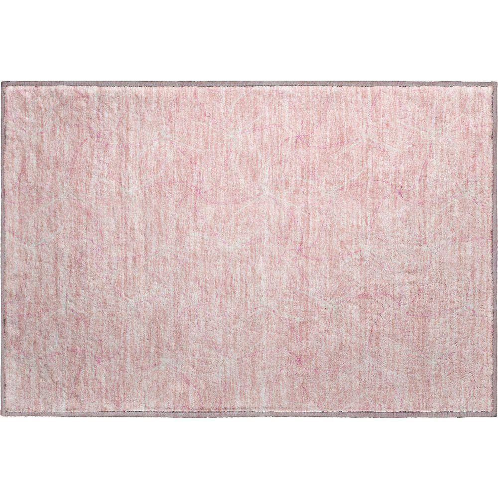 Textured Rug Pink Addison Rugs Mayfield Premium Machine Washable Abstract AMF968 Pink 2 ...