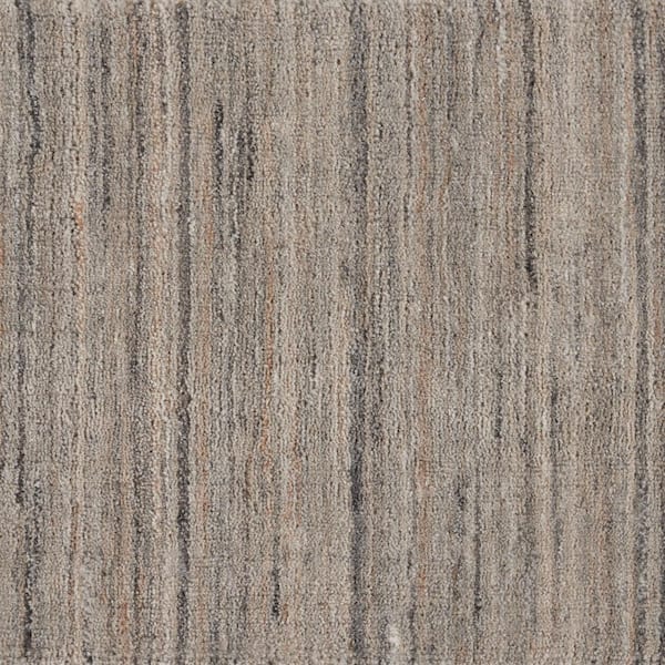 Natural Harmony Drifting - Cliffside - Brown 15 ft. 65 oz. Polyester Texture Installed Carpet