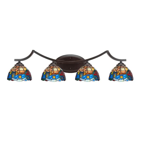 Unbranded Cleveland 8.5 in. 1-Light Dark Granite Vanity Light