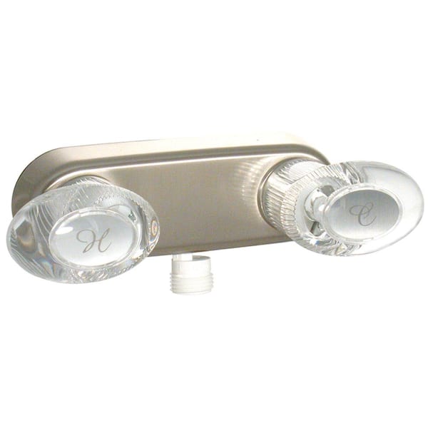 Valterra Catalina Two-Handle 4 in. Shower Valve with Vacuum Breaker - Brushed Nickel