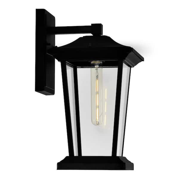 CWI Lighting Leawood 1 Light Black Outdoor Wall Light