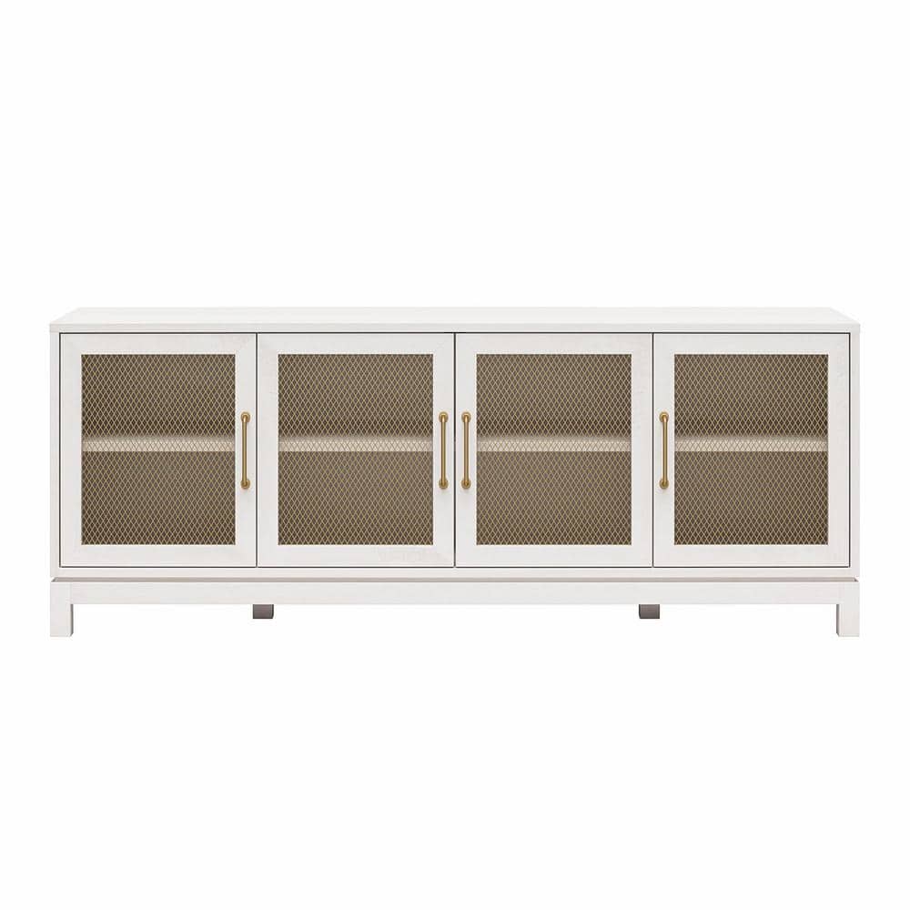 Tess TV Stand Fits TVs up to 65 in. Ivory Oak