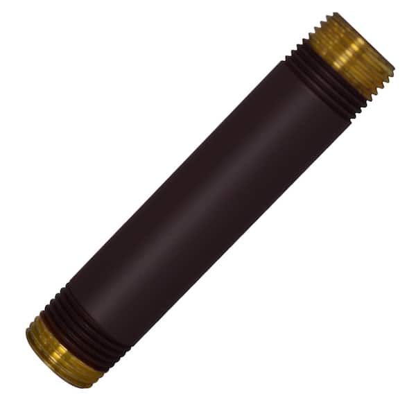 1/2 in. x 4in. IPS Brass Pipe Nipple, Oil Rubbed Bronze