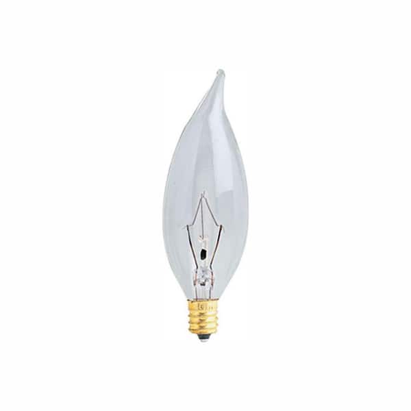 Feit Electric 40-Watt Soft White (2700K) CA10 Candelabra Dimmable Incandescent Light Bulb (225-Pack)
