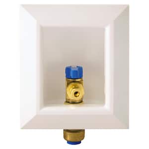 1/2 in. Brass Push-to-Connect Ice Maker Outlet Box