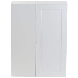 Cambridge White Shaker Assembled Blind Wall Corner Cabinet with 1 Soft Close Door (27 in. W x 12.5 in. D x 36 in. H)