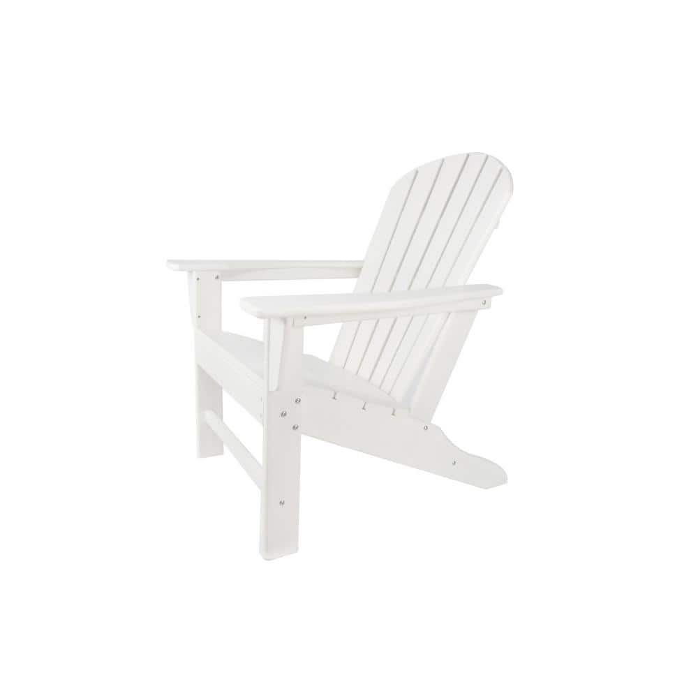 itapo White Wood Adirondack Chair JR-W969A4 - The Home Depot