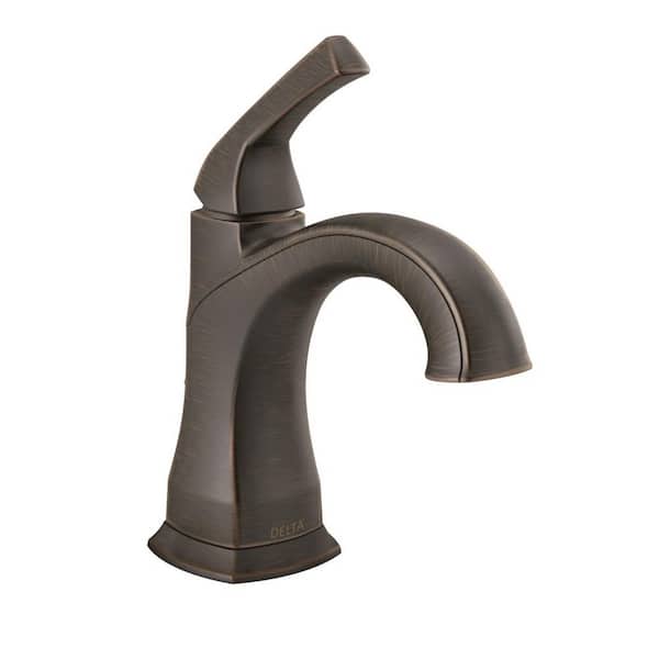 Delta Portwood Single Hole Single-Handle Bathroom Faucet in Venetian Bronze
