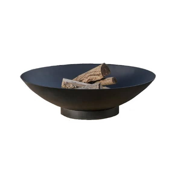 Muskoka Tureen 36 in. x 11 in. Round Steel Wood/Coal Fire Pit/Bowl and Cooking Grill Combo