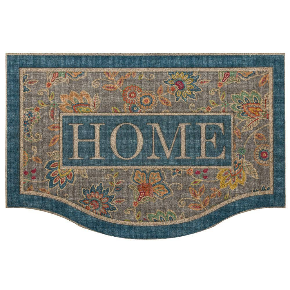 StyleWell Alexa Indigo 24 in. x 36 in. Door Mat 575596 - The Home Depot