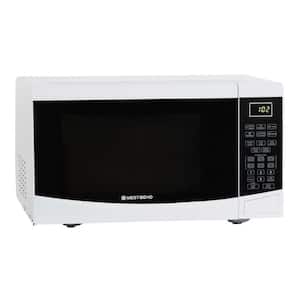 19 in. Width 0.9 cu. ft. White 900 Watt Countertop Microwave