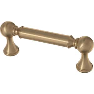 Classic Farmhouse 3 in. (76 mm) Classic Champagne Bronze Cabinet Drawer Bar Pull