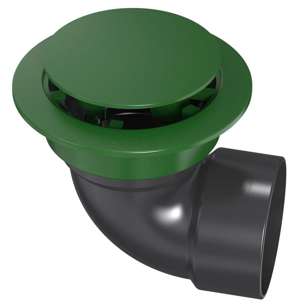3 in. x 5.6 in. Channel Drain with Grate 1-Pack Pop Up Drainage Emitter with Elbow for Yard Outlets and Downspouts price history on PriceWatchPro