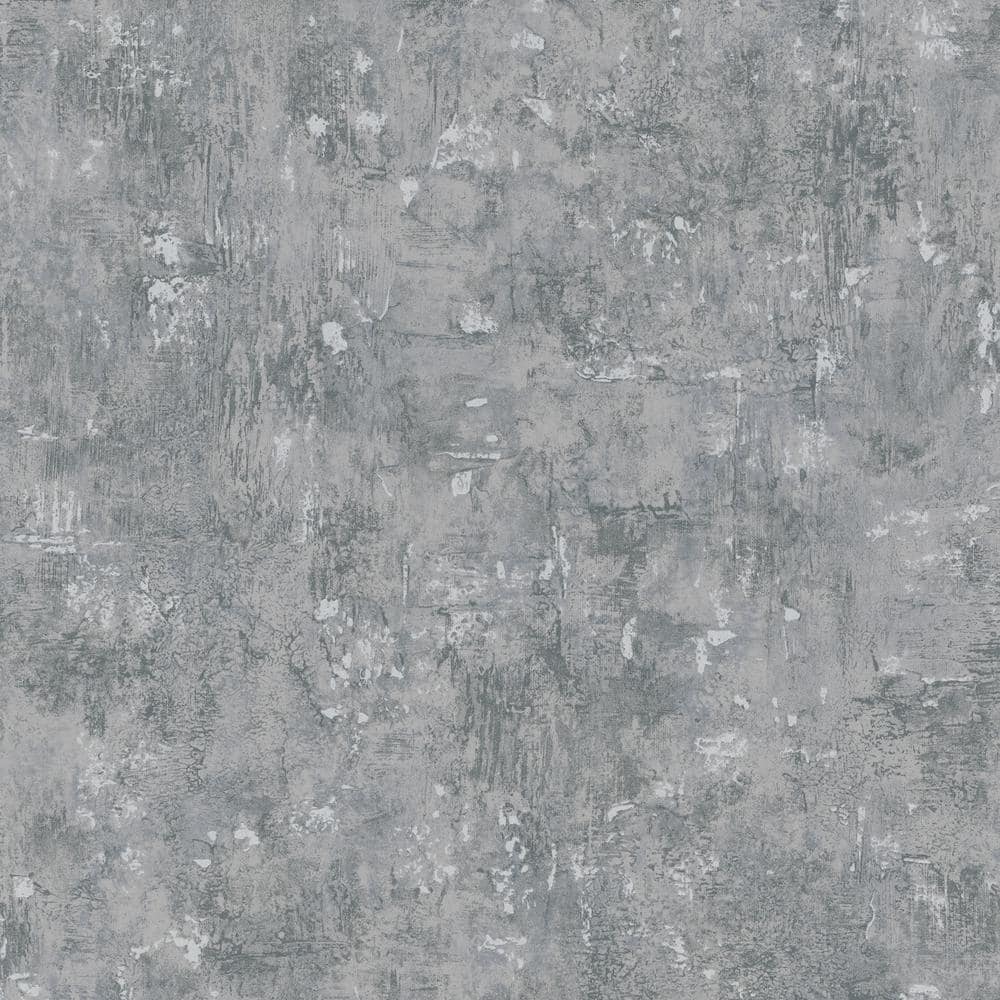 Metallic Fleck Dark Grey Textured Vinyl on NonWoven NonPasted