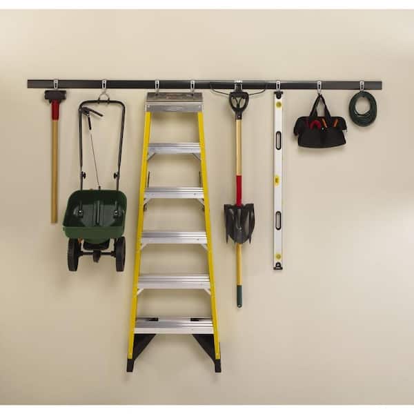 Rubbermaid Fasttrack Garage 84 In Hang, Rubbermaid Garage Track System Home Depot