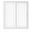 JELD-WEN 72 in. x 80 in. V-4500 White Vinyl Left-Hand 9 Lite Sliding ...