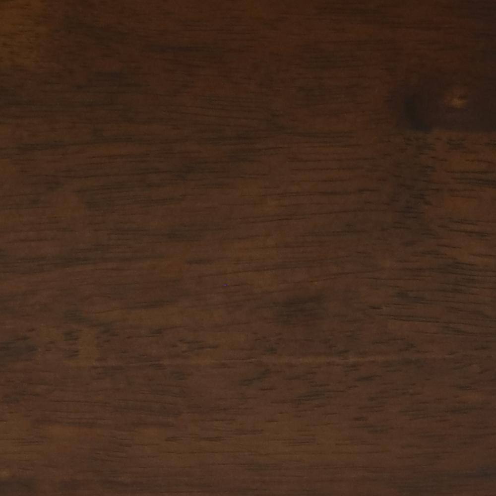 Dorian 62" Dark Walnut Solid Rubberwood Mid-Century Modern Dining Table