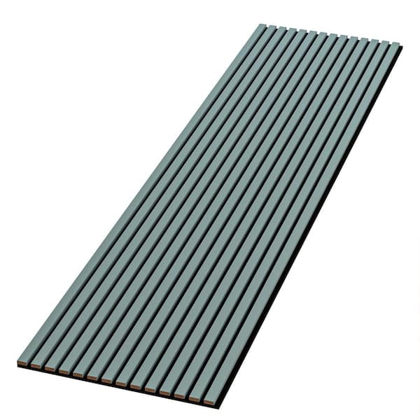 Ejoy 94 in. x 12.6 in x 0.8 in. Acoustic Vinyl Wall Cladding Siding
