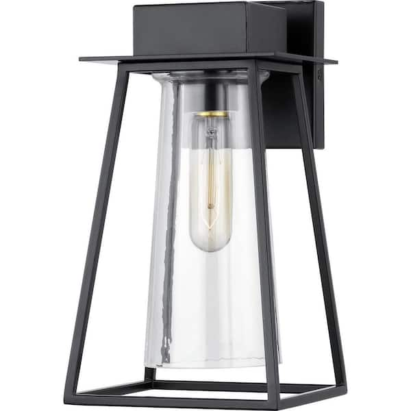 Progress Lighting Raineville 1-Light 12 in. Matte Black Outdoor