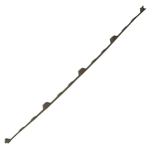 Metal Sales 1.5 in. x 3 ft. Polyethylene Inside Closure Strip for Pro-Panel II Roof Panel