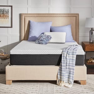 Cool and Clean 12 in. Medium Hybrid Memory Foam Smooth Top Innerspring Twin XL Mattress