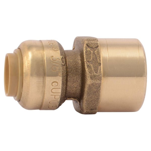 3/8 X 3/8 Brass Compression X Female Connector, Lead Free, 57% OFF