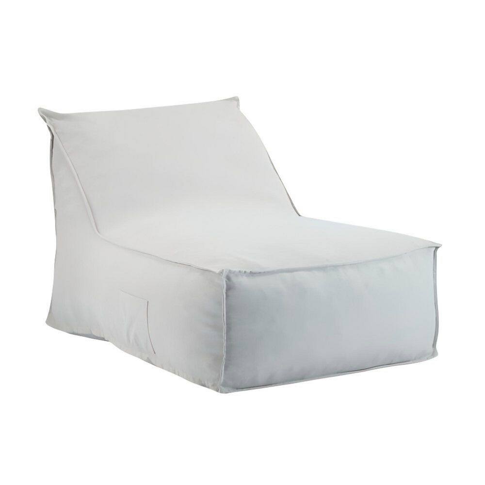 48 in. L x 35 in. W 17 in. H Olefin Outdoor Bean Bag Chair Soft Quick-dry Lounge Chair in Gray price history on PriceWatchPro