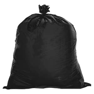 Aluf Plastics 50-55 Gallon 2.3 Mil Black Trash Bags - 36 x 58 - Pack of 100 - for Contractor, Industrial, & Commercial