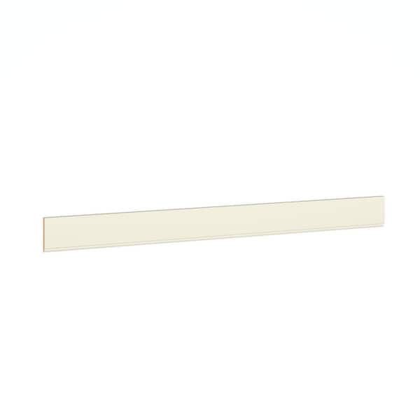 QuickShip 48 in. W x 4.5 in. H x 0.75 in. D Base Moulding in Starlight