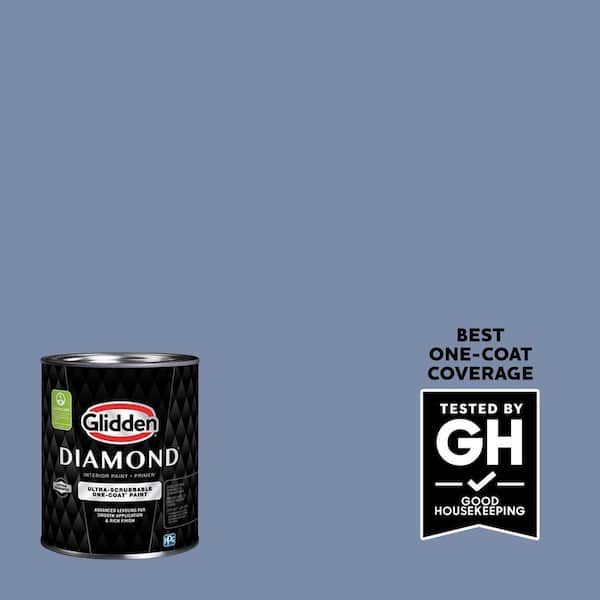 Glidden Diamond 1 qt. PPG1165-5 Evening Hush Eggshell Interior Paint with Primer
