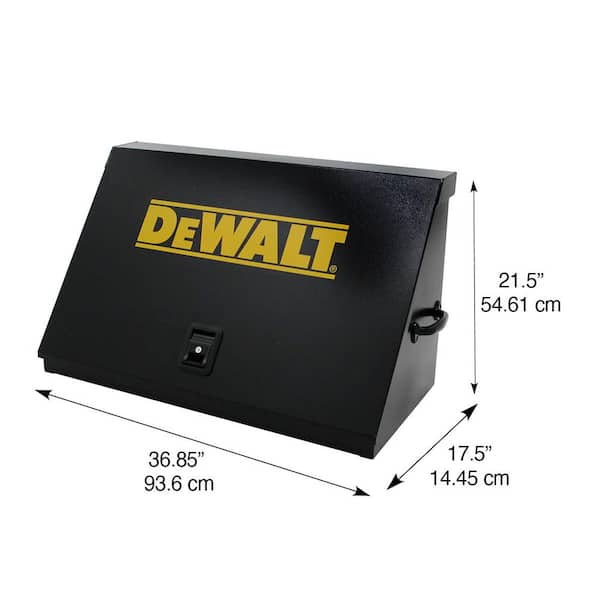 37 in. W x 18 in. D Portable Triangle Top Tool Chest for Sockets, Wrenches and Screwdrivers in Black Powder Coat