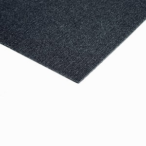 Elk Ridge - Ocean - Blue Commercial/Residential 24 x 24 in. Peel and Stick Carpet Tile Square (60 sq. ft.)