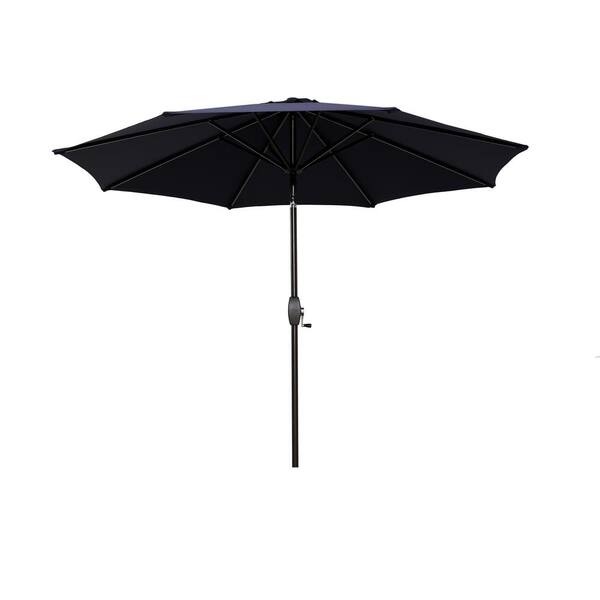 Willit 9 ft. Aluminum Sturdy Construction Outdoor Market Patio Umbrella in Blue