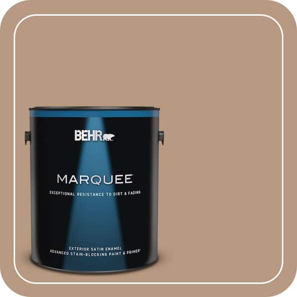 BEHR MARQUEE 1 gal. #MQ2-41 Cavern Clay Satin Enamel Exterior Paint & Primer