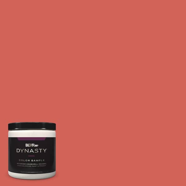 BEHR DYNASTY 8 oz. Home Decorators Collection #HDC-MD-05 Desert Coral Eggshell Enamel Stain-Blocking Interior Paint & Primer Sample