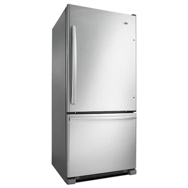 Amana 18 cu. ft. Bottom Freezer Refrigerator in Stainless