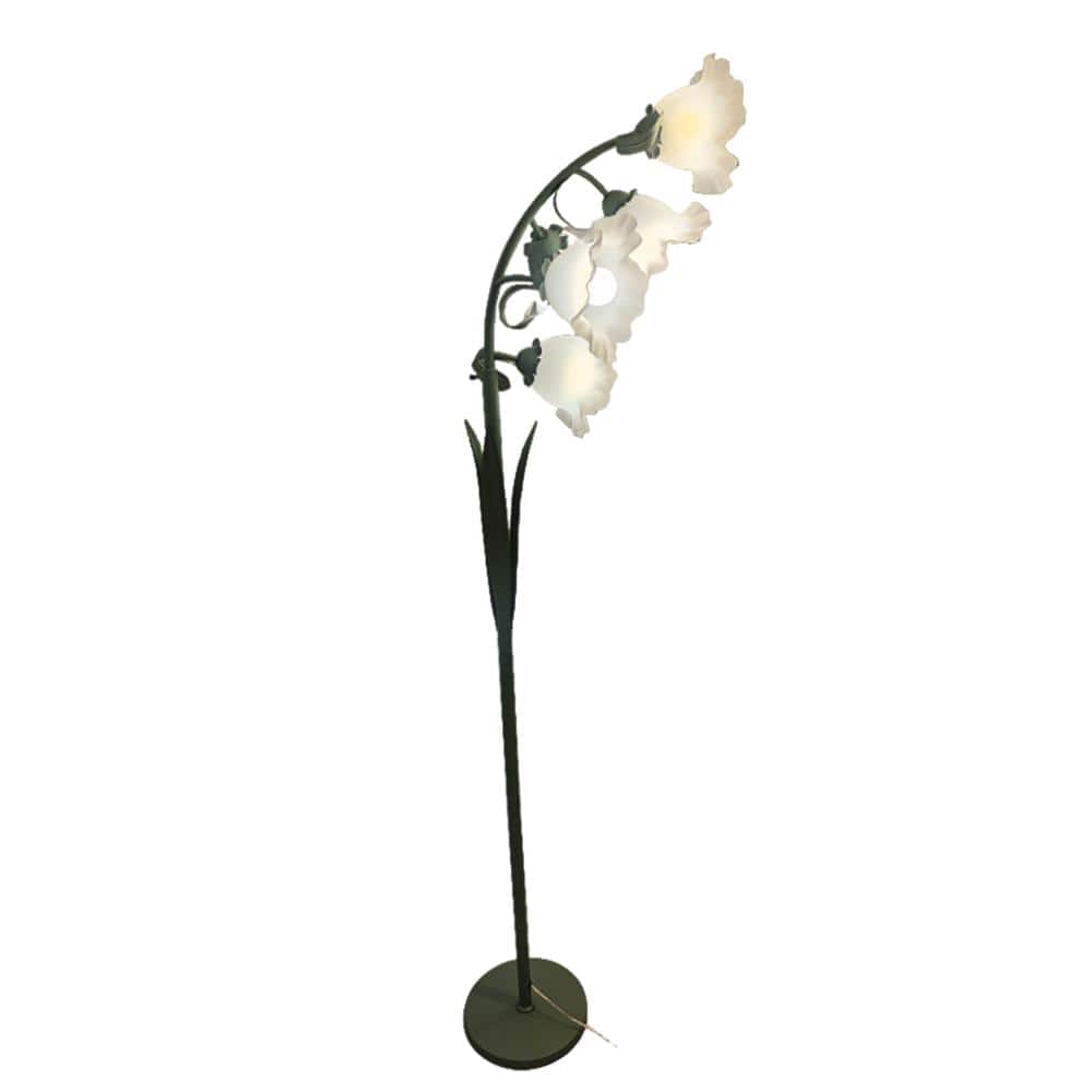 "67"" Green Tree Floor Lamp, 5 Adjustable Flower Lights Dimmable 3-color Led, Flexible Gooseneck For Living Room & Bedroom" price history on PriceWatchPro