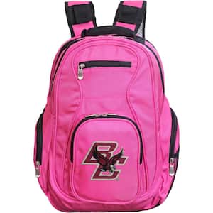 NCAA Boston College Eagles 19 in. Pink Laptop Backpack