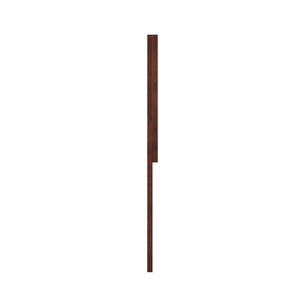 Canyon Full Walnut Wood Headboard with USB Charger