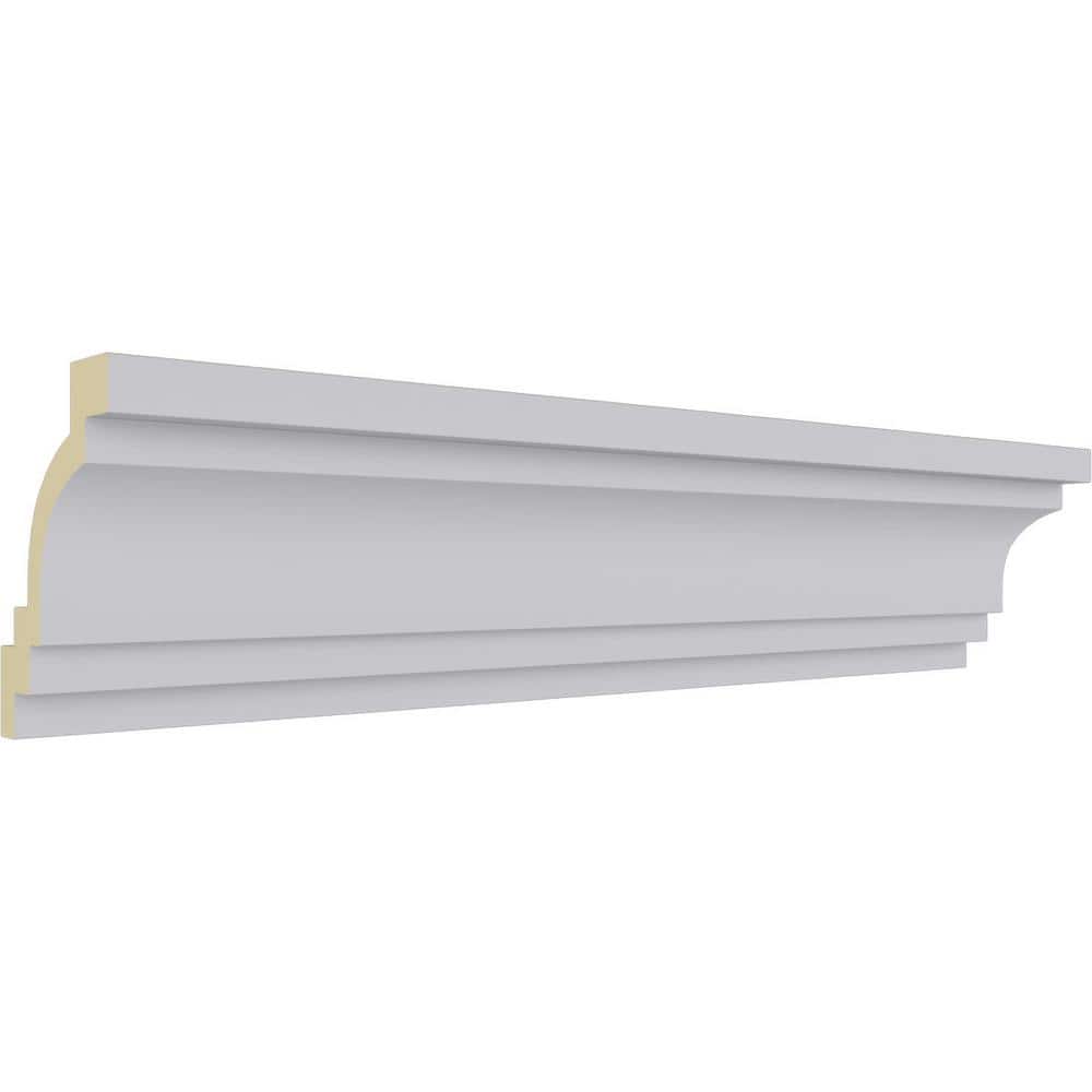 Primed Polyurethane Traditional Smooth Crown Moulding