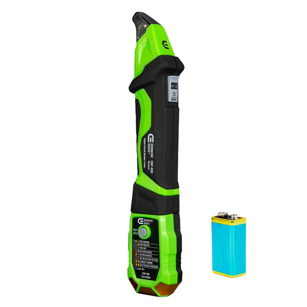 Digital Circuit Breaker Finder with GFCI Outlet Tester