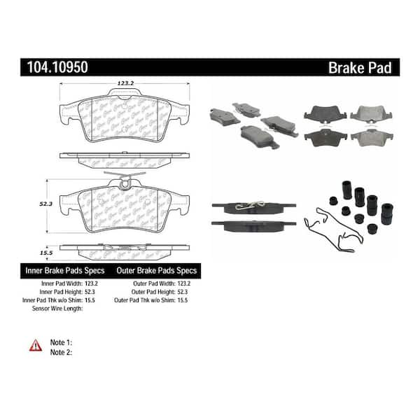 Centric Parts Disc Brake Pad Set