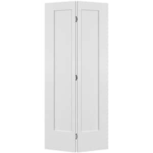 36 in. x 80 in. 1-Panel Lincoln Park Hollow Core Primed Molded Composite Bi-fold Door