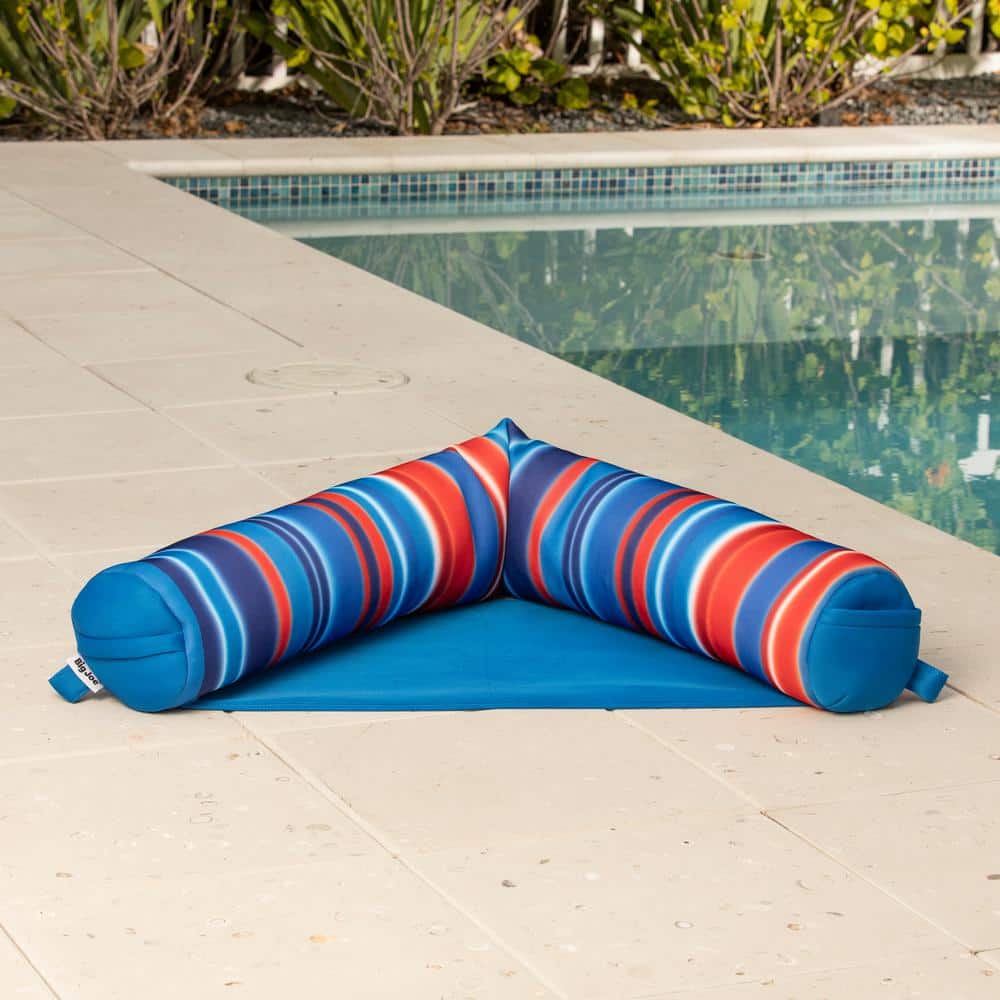 Blue Striped Mesh Fabric Pool Noodle Sling