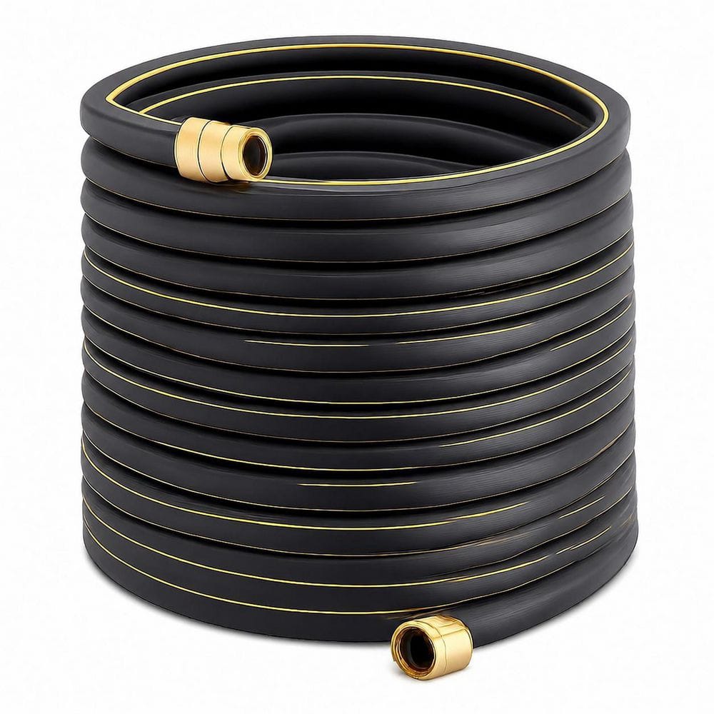 5/8 in. dia. x 100 ft. Heavy-Duty Flexible No Kink Water Hose Leakproof 600 PSI Burst Male Female Fittings 1 Piece price history on PriceWatchPro