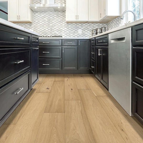 Lifeproof Nordhouse Dunes Oak 2/7 in. T x 6.5 in. W Click Lock Wire Brushed Engineered Hardwood Flooring (19.5 sq.ft./case)